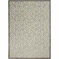 Homeroots 4 x 6 ft. Natural & Gray Indoor & Outdoor Area Rug 385049